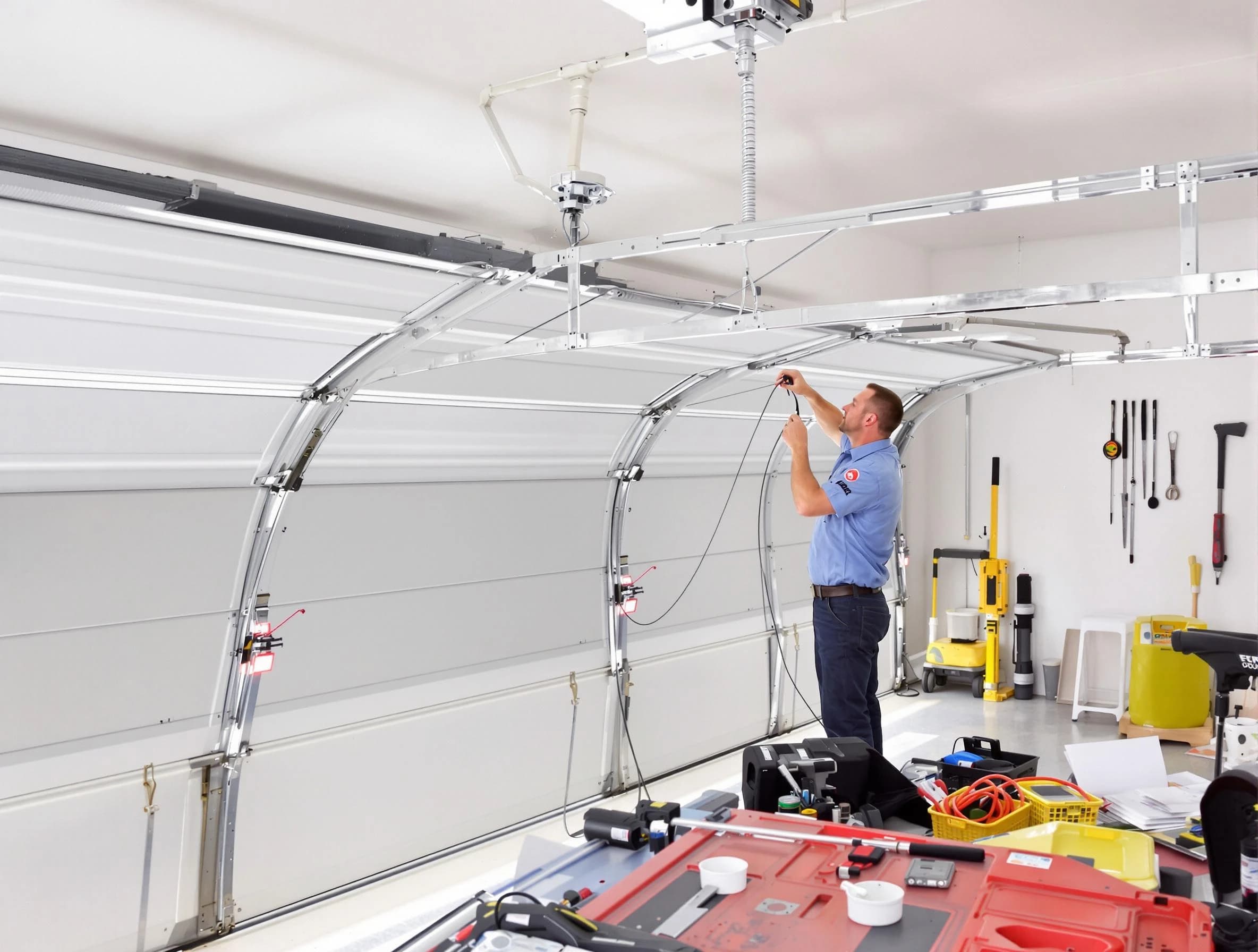 Garage door cable repair service by Ashland City Garage Door Repair in Ashland City