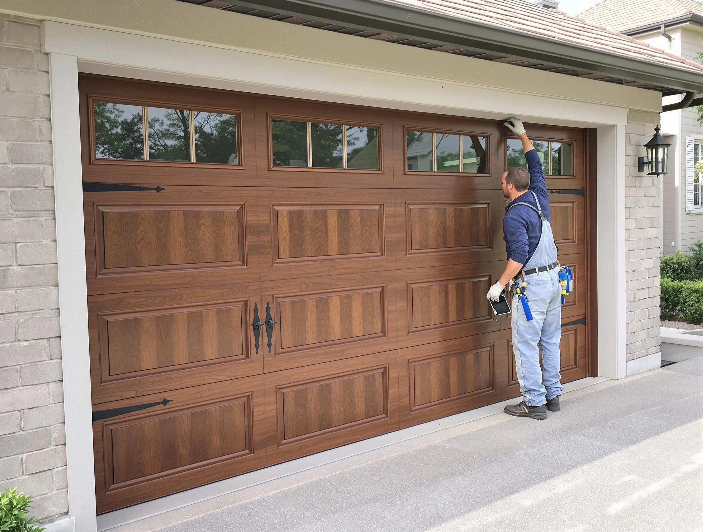 Custom garage door showcase by Ashland City Garage Door Repair in Ashland City