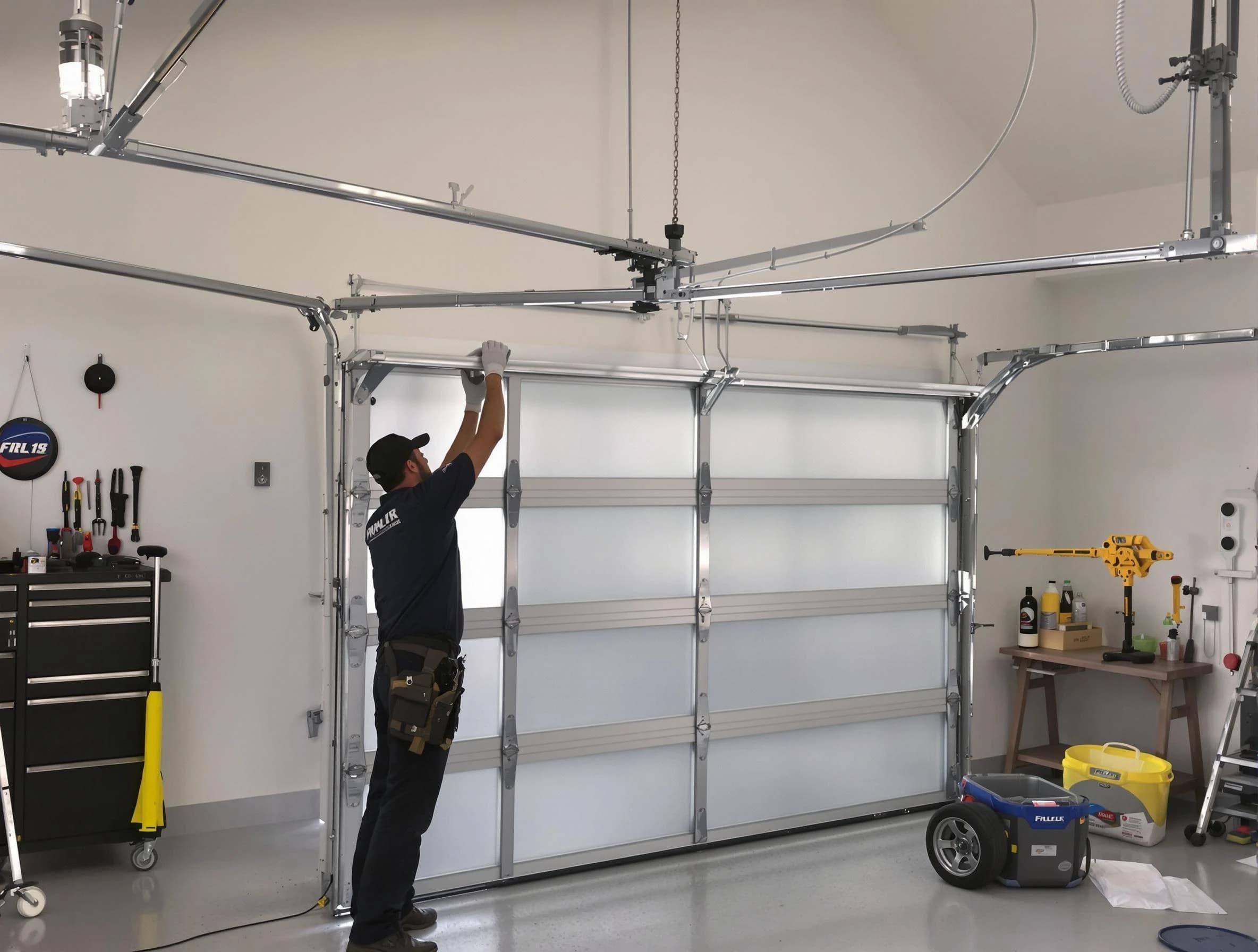 Ashland City Garage Door Repair certified team performing precision garage door installation in Ashland City