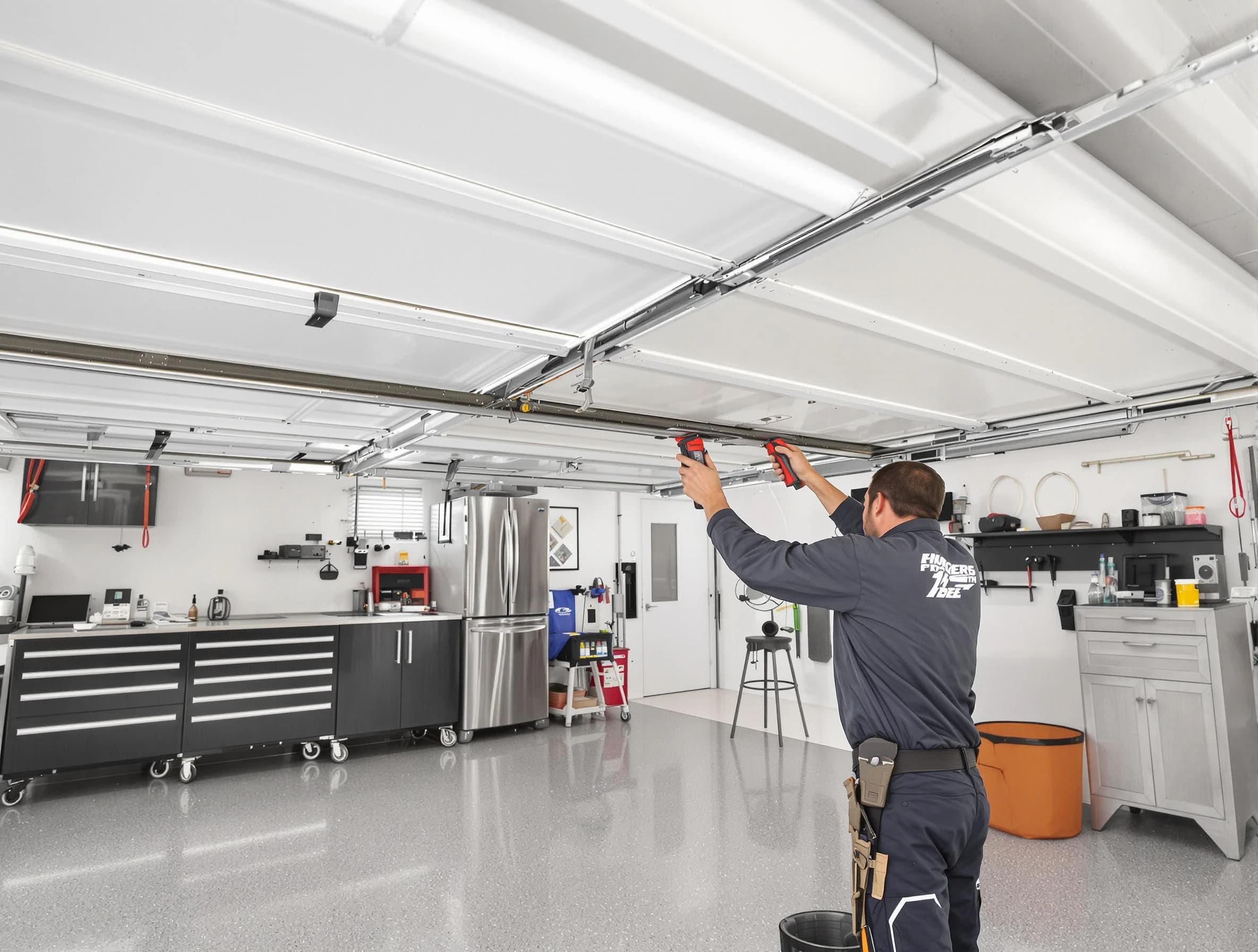 Overhead garage door repair service by Ashland City Garage Door Repair in Ashland City