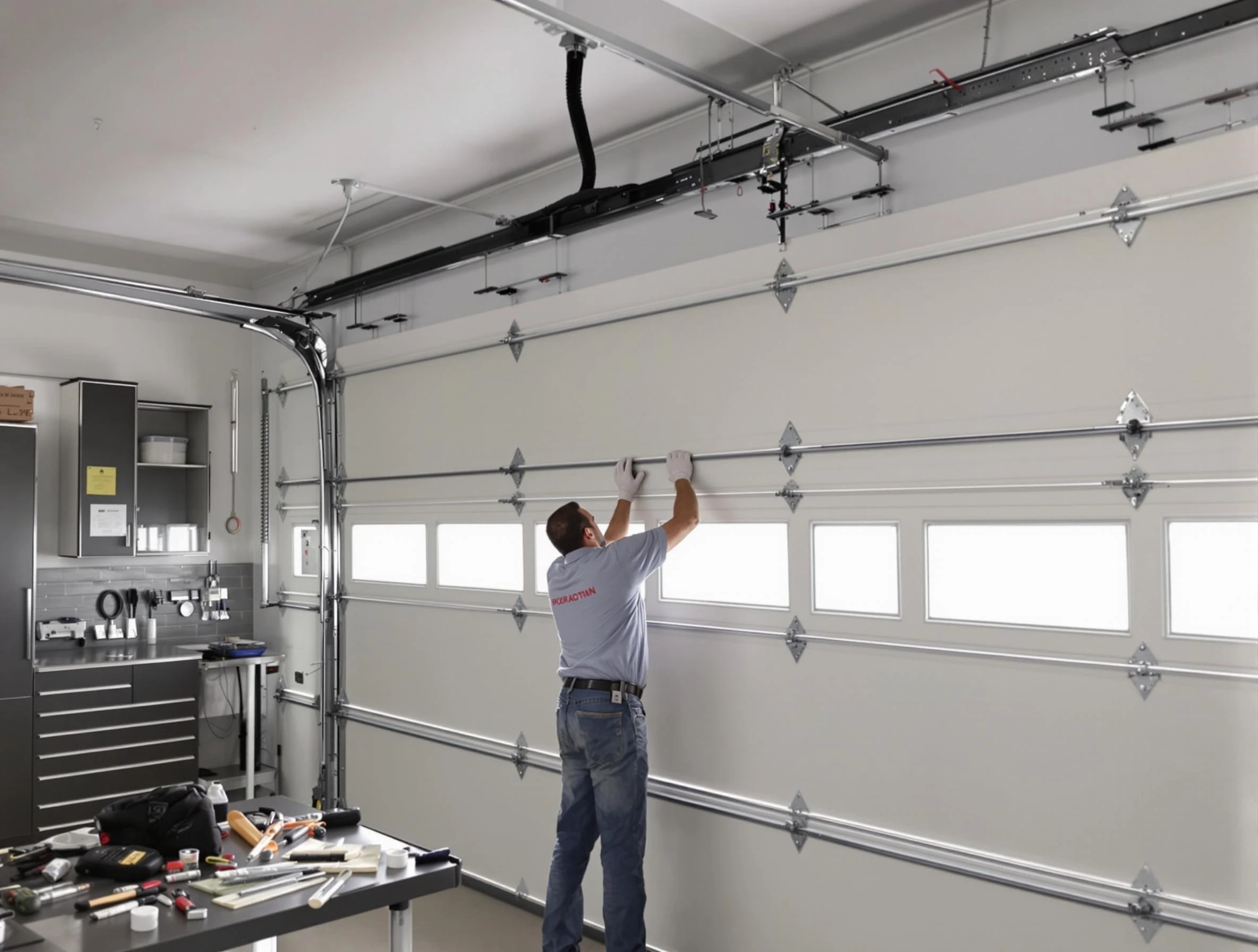 Garage Door Track Repair in Ashland City