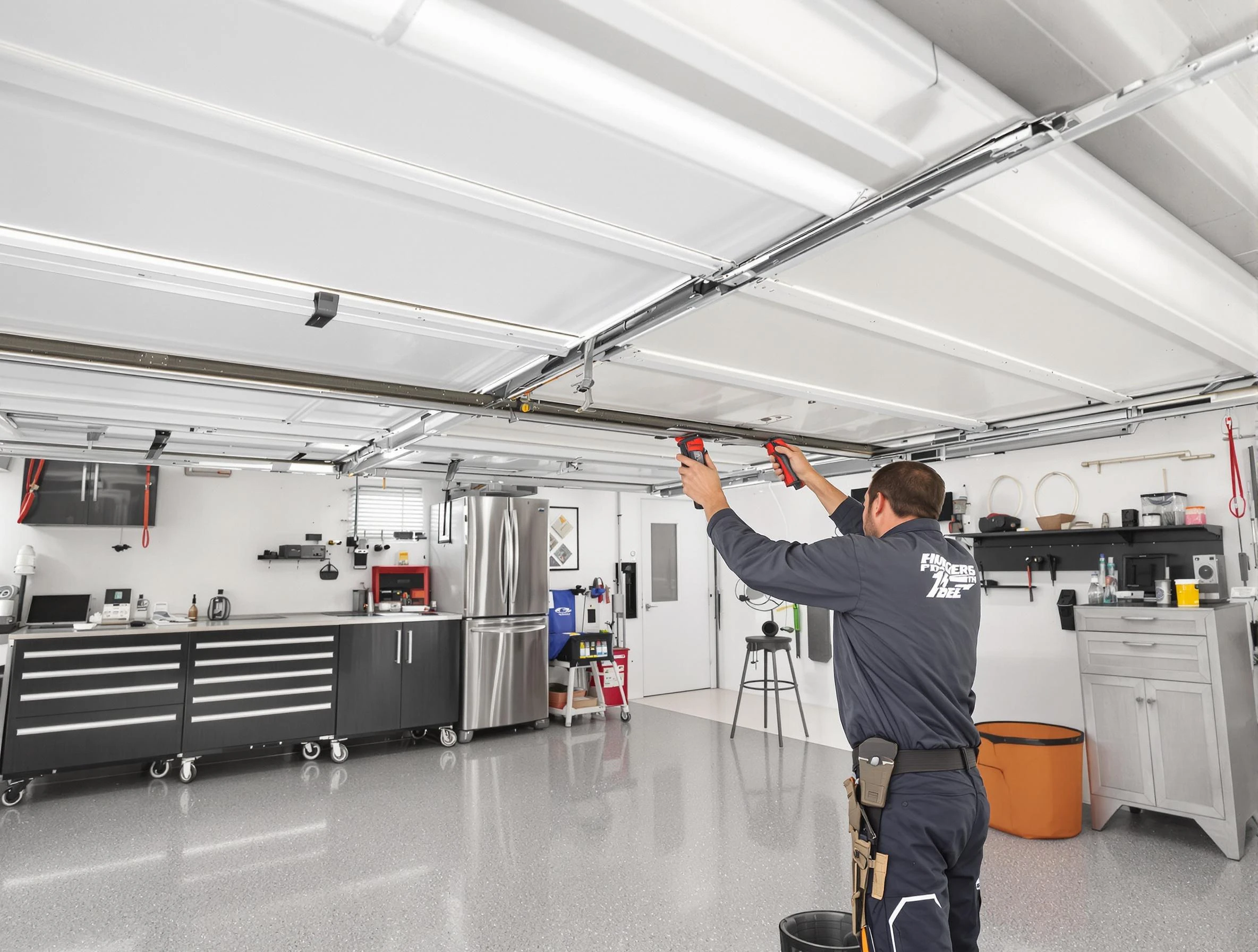 Overhead garage door repair service by Ashland City Garage Door Repair in Ashland City