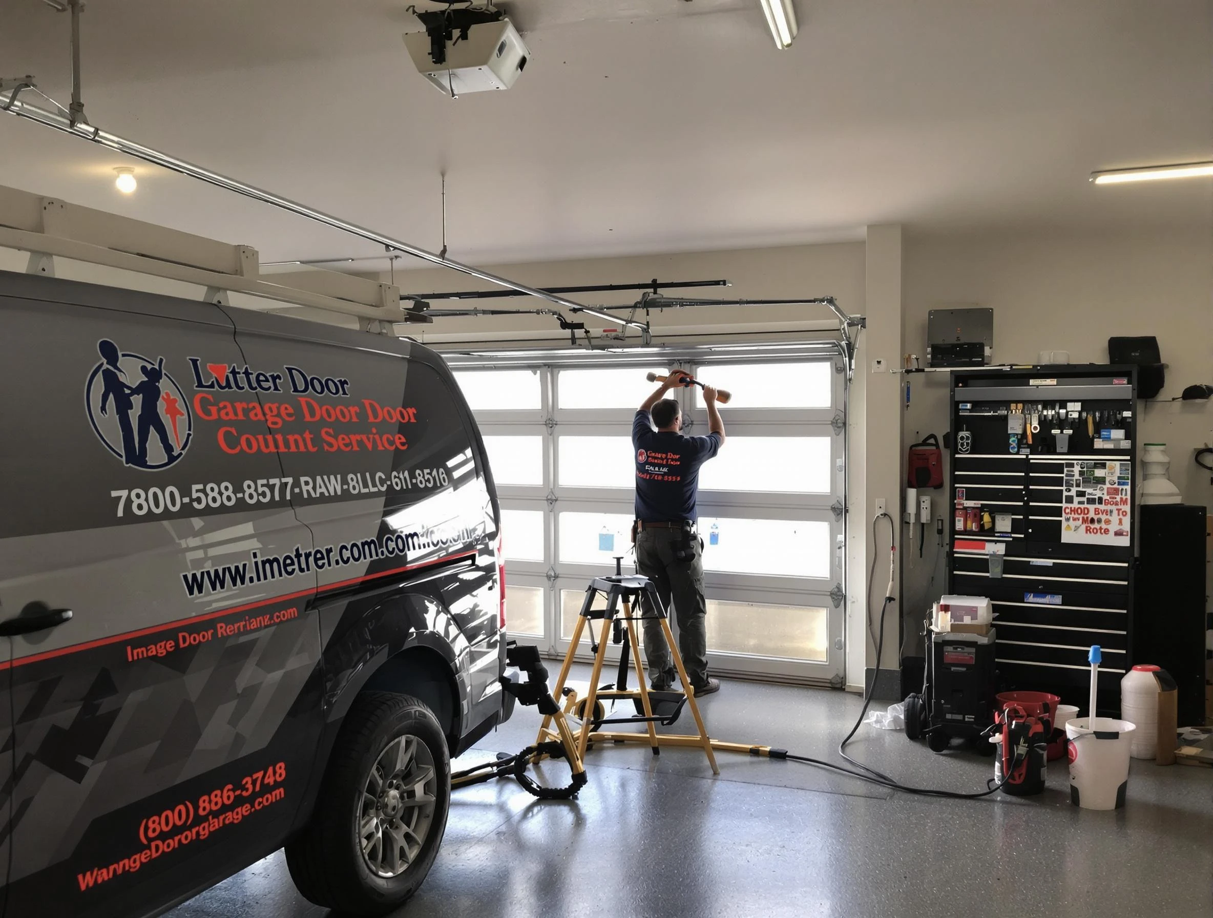 Ashland City Garage Door Repair rapid response team performing same-day repair in Ashland City